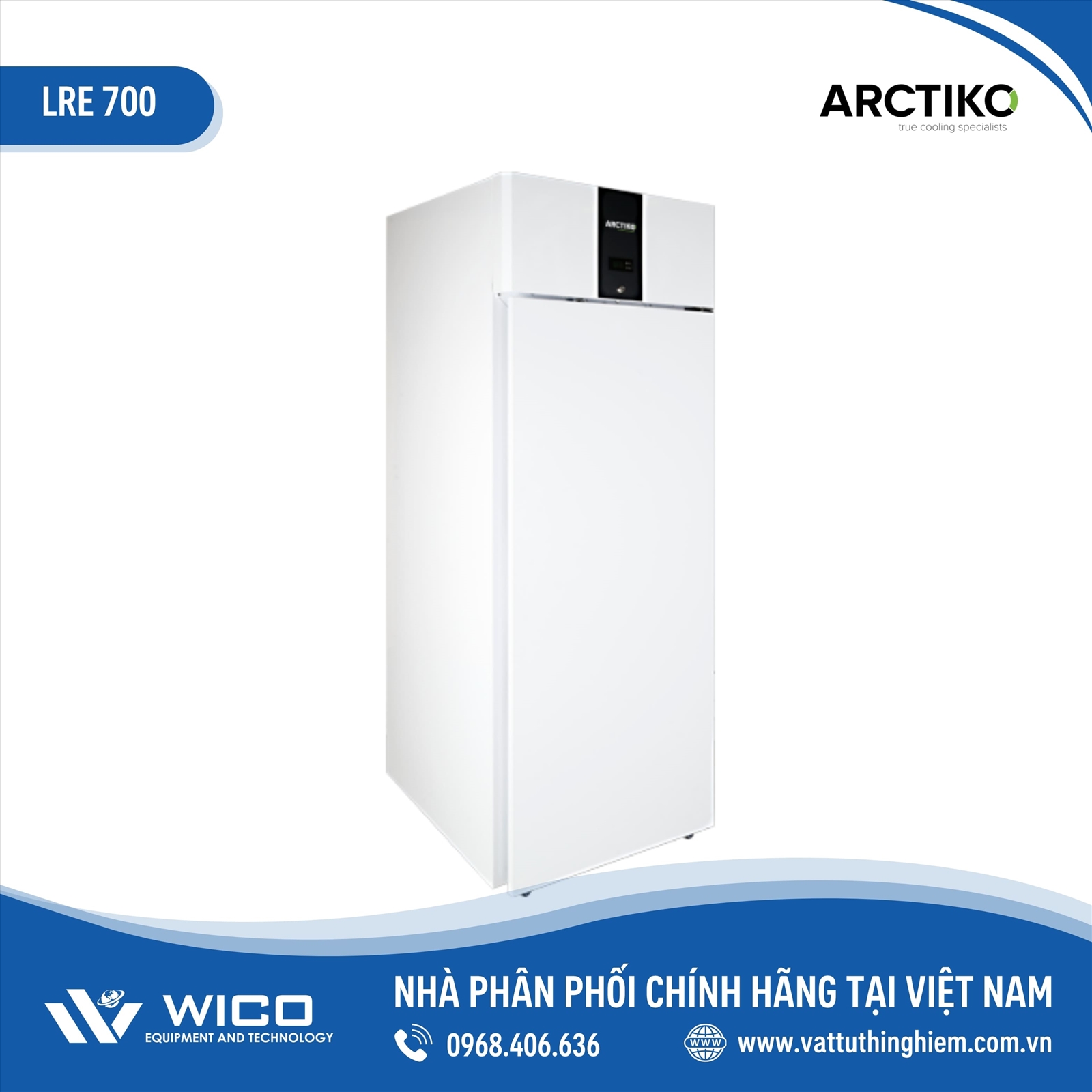 Tủ mát bảo quản +2 đến +8 độ C 519 lít Đan Mạch LRE 700 (Arctiko)