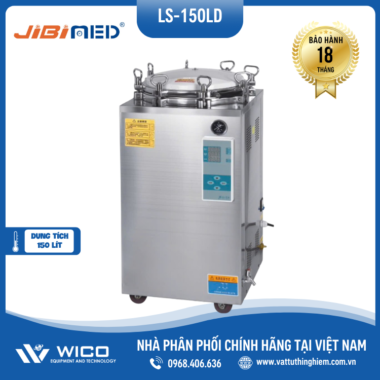 Nồi hấp tiệt trùng tự động Jibimed - Trung Quốc LS-150LD (150 lít)