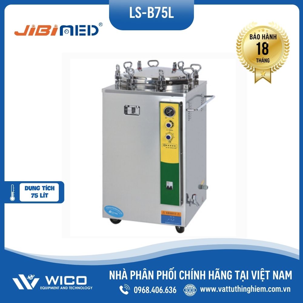 Nồi hấp tiệt trùng 75 lít Jibimed LS-B75L