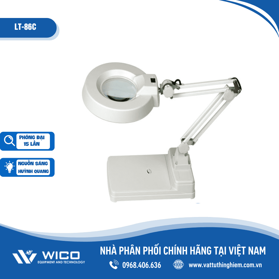 Kính lúp công nghiệp để bàn LT-86C (15X-HQ)