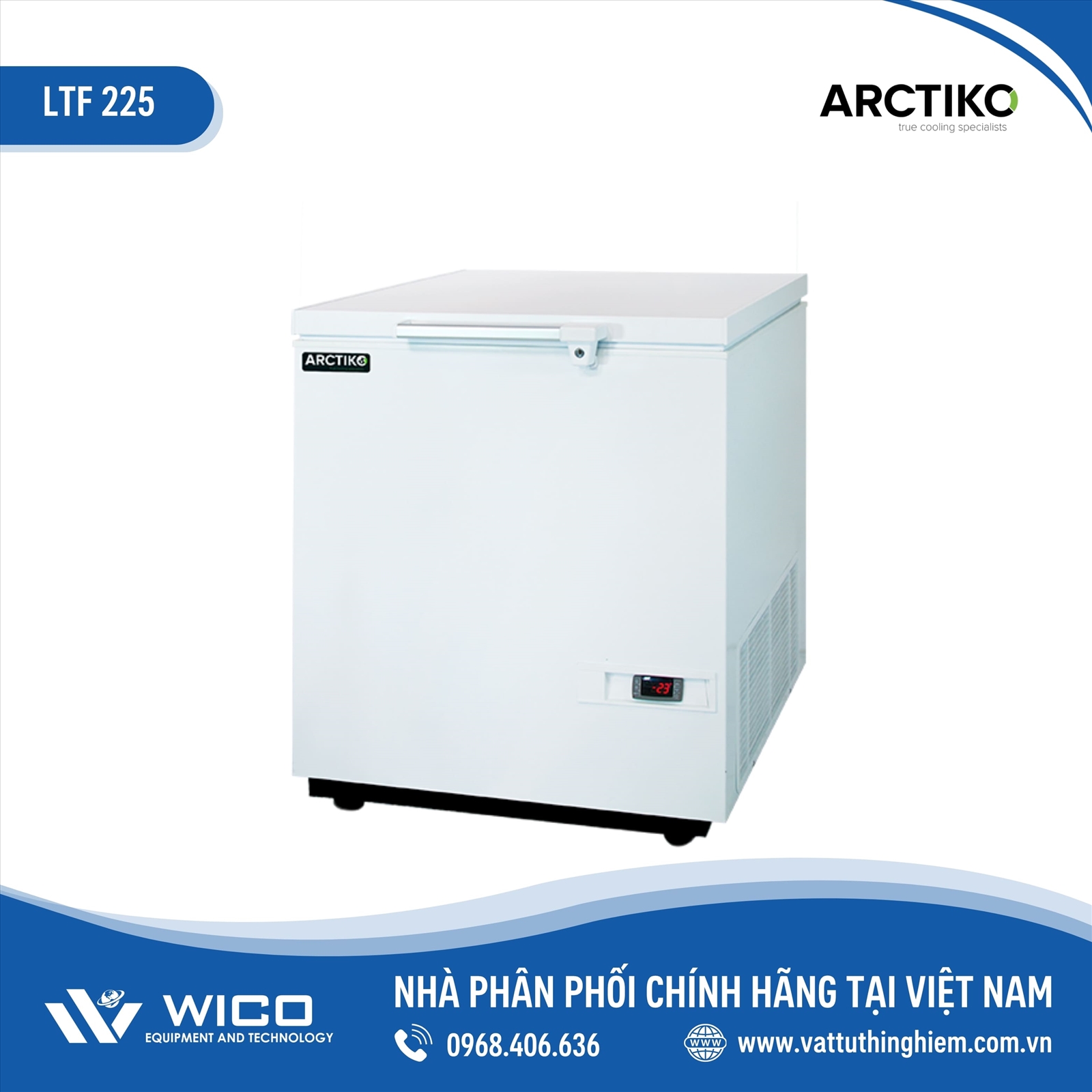 Tủ lạnh âm sâu -60 độ C 133 lít Đan Mạch LTF 225 (Arctiko)
