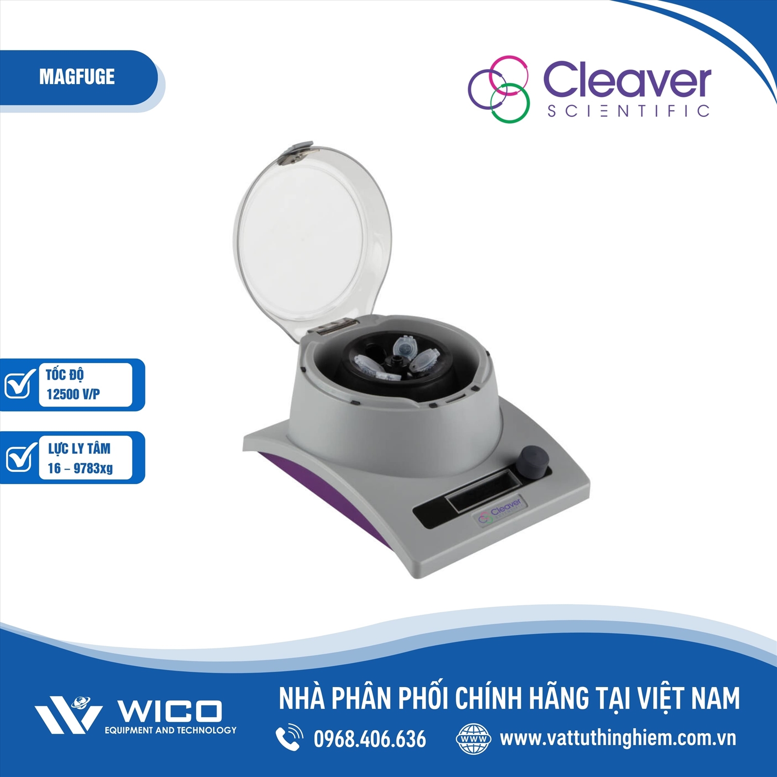 Máy ly tâm có khuấy từ Cleaver Scientific MAGFUGE