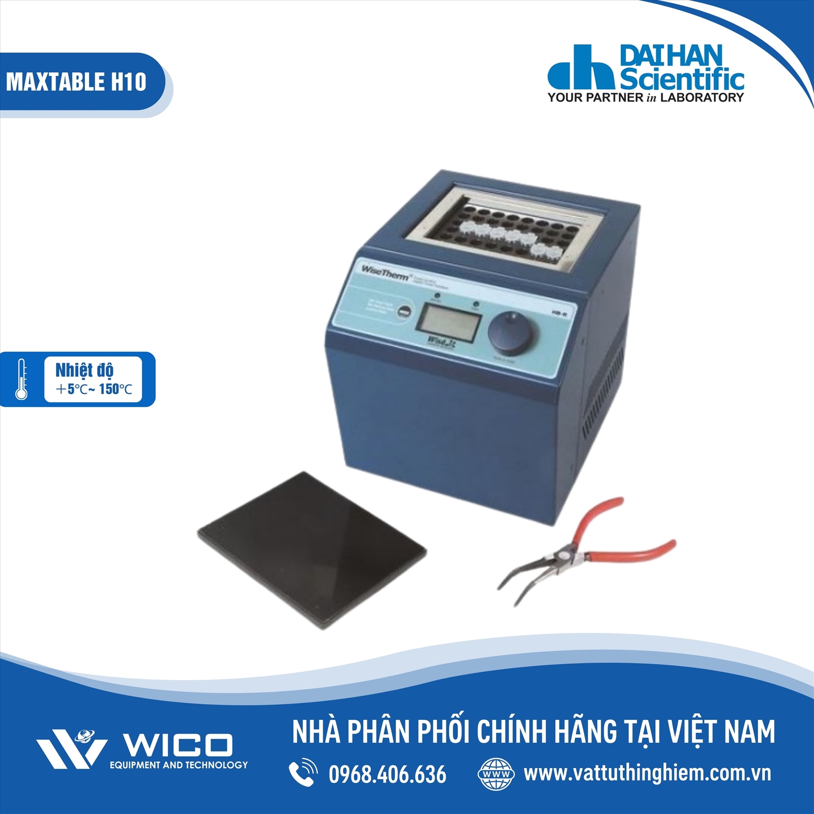 Block gia nhiệt 48 vị trí Daihan MaXtable H10