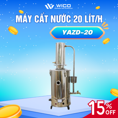 Máy cất nước 1 lần 20 lít/giờ YAZD-20