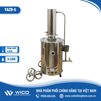 Máy cất nước 1 lần 5 lít/giờ YAZD-5