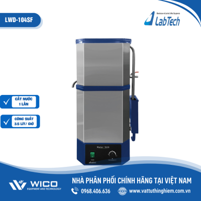 Máy cất nước 1 lần có bộ lọc Labtech - Hàn Quốc LWD-104SF
