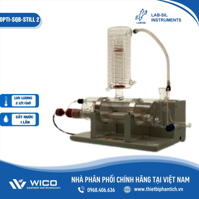 Máy cất nước Labsil 1 lần 2 lít/giờ OPTI-SQB-STILL 2 (Ấn Độ)
