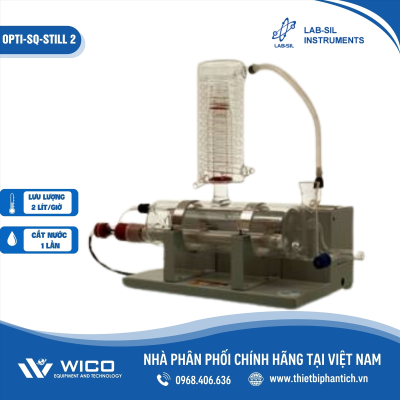 Máy cất nước Labsil 1 lần 2 lít/giờ OPTI-SQ-STILL 2 (Ấn Độ)