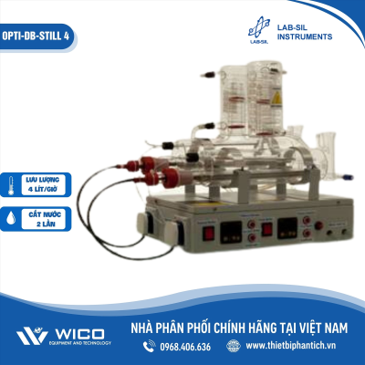 Máy cất nước Labsil 2 lần 4 lít/giờ OPTI-DB-STILL 4 ( Ấn Độ)