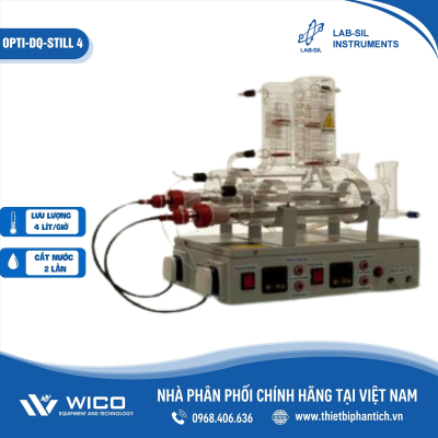 Máy cất nước Labsil 2 lần 4 lít/giờ OPTI-DQ-STILL 4 (Ấn Độ)