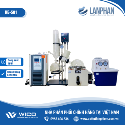 Máy Cô Quay Chân Không Lanphan Trung Quốc RE-501