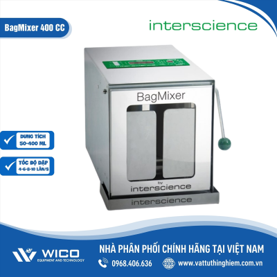 Máy dập mẫu vi sinh Interscience BagMixer 400 CC | Cửa kính