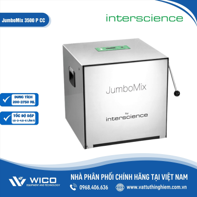 Máy dập mẫu vi sinh Interscience JumboMix 3500 P CC | Cửa inox