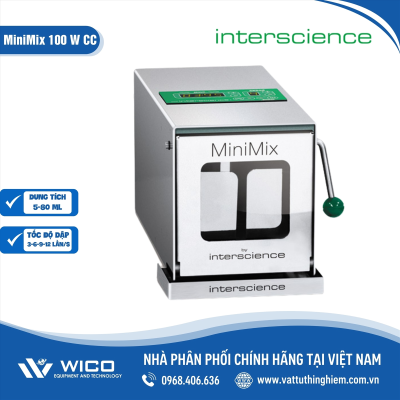 Máy dập mẫu vi sinh Interscience MiniMix 100 W CC | Cửa kính