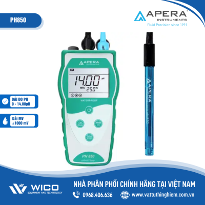 Máy đo pH/mV/nhiệt độ cầm tay Apera - Mỹ PH850