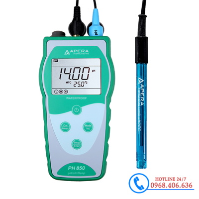 Máy đo pH/mV/nhiệt độ cầm tay Apera - Mỹ PH850