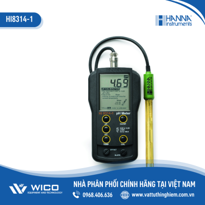 Máy Đo pH/ORP/Nhiệt Độ Cầm Tay Đơn Giản HI8314-1