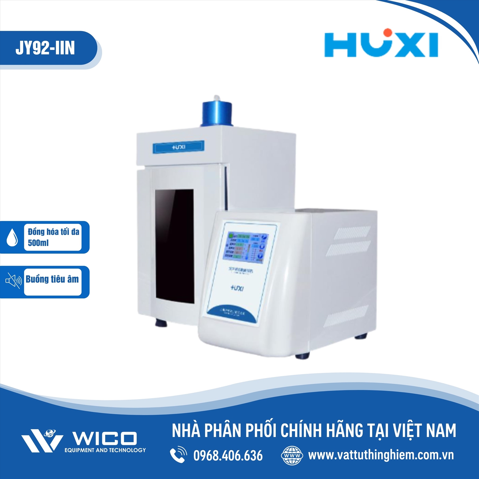Máy Đồng Hóa Siêu âm Huxi JY92-IIN