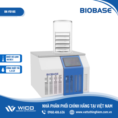 Máy Đông Khô Để Bàn Phòng Thí Nghiệm Biobase BK-FD10S | 4 Khay - 8 Nhánh