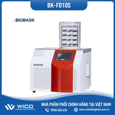 Máy Đông Khô Để Bàn Phòng Thí Nghiệm Biobase BK-FD10S | 4 Khay - 8 Nhánh