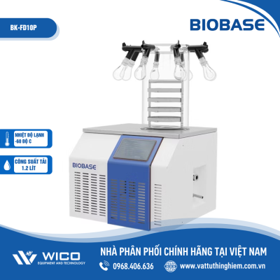 Máy Đông Khô Phòng Thí Nghiệm Để Bàn Biobase BK-FD10P | 4 Khay