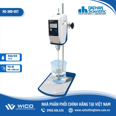 Máy khuấy đũa tốc độ cao hiện số Daihan HS-30D-SET