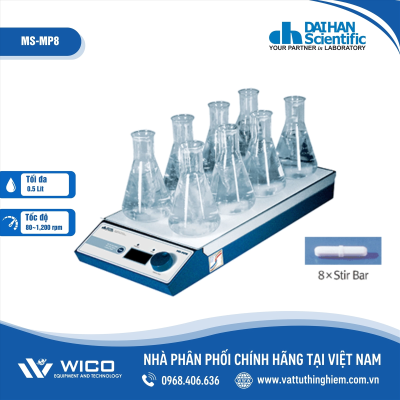 Máy khuấy từ 8 vị trí Daihan MS-MP8