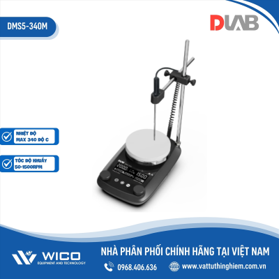 Máy khuấy từ gia nhiệt 340 độ C Dlab DMS5-340M