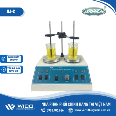 Máy khuấy từ gia nhiệt dạng cơ (2 vị trí) Zenith Lab HJ-2