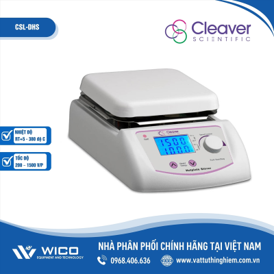 Máy khuấy từ gia nhiệt hiện số Cleaver Scientific CSL-DHS