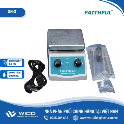Máy khuấy từ gia nhiệt Trung Quốc SH-3 (Faithful)