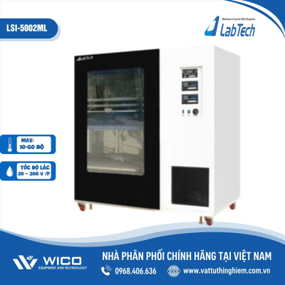 Máy lắc ổn nhiệt có làm lạnh có đèn 2 tầng Labtech - Hàn Quốc LSI-5002ML