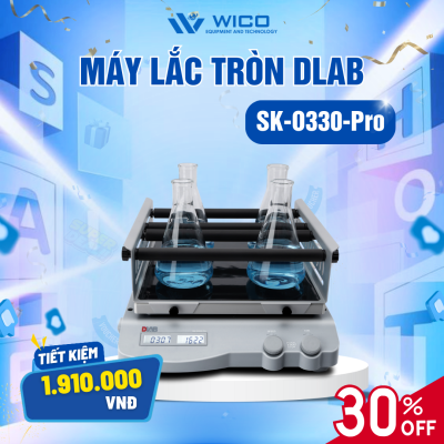 Máy lắc tròn kỹ thuật số 500 vòng/phút Dlab - Mỹ SK-O330-Pro