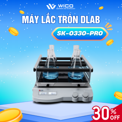 Máy lắc tròn kỹ thuật số 500 vòng/phút Dlab - Mỹ SK-O330-Pro