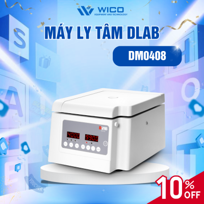 Máy ly tâm 4000 vòng/phút Dlab Mỹ DM0408