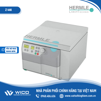 Máy ly tâm đa năng Hermle Z 446 - Rotor 4 dải PCR 8 ống - 15,000rpm