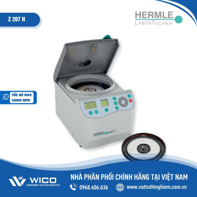 Máy ly tâm Hermle Z 207 H (Dùng cho ống mao dẫn, 13,000 rpm)