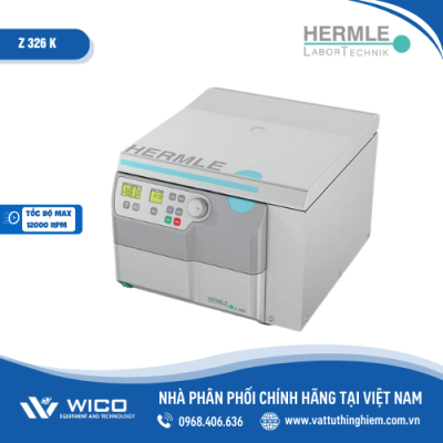 Máy ly tâm lạnh đa năng Hermle Z 326 K - Rotor góc 6x50ml/ 6x15ml - 12,000rpm
