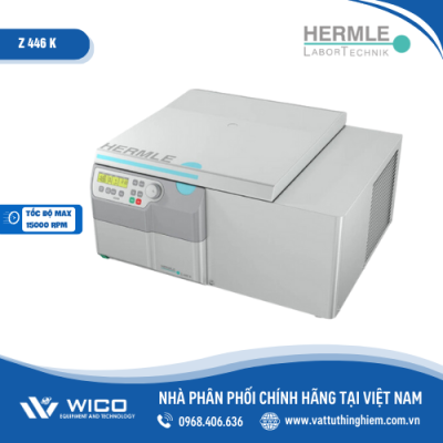 Máy ly tâm lạnh đa năng Hermle Z 446 K - Rotor cho 4 dải PCR 8 ống - 15,000rpm