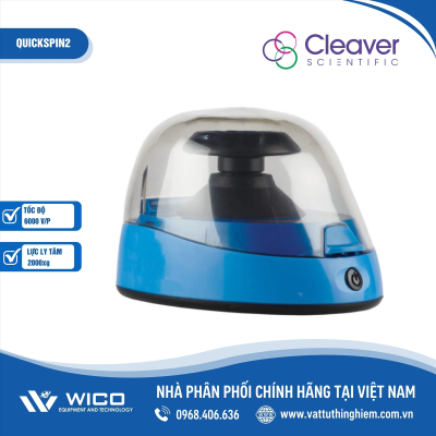 Máy ly tâm Spindown 6000 rpm Cleaver Scientific QUICKSPIN2