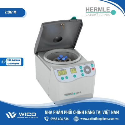 Máy ly tâm tốc độ cao Hermle Z 207 M - 24 x 2ml, 13500 rpm