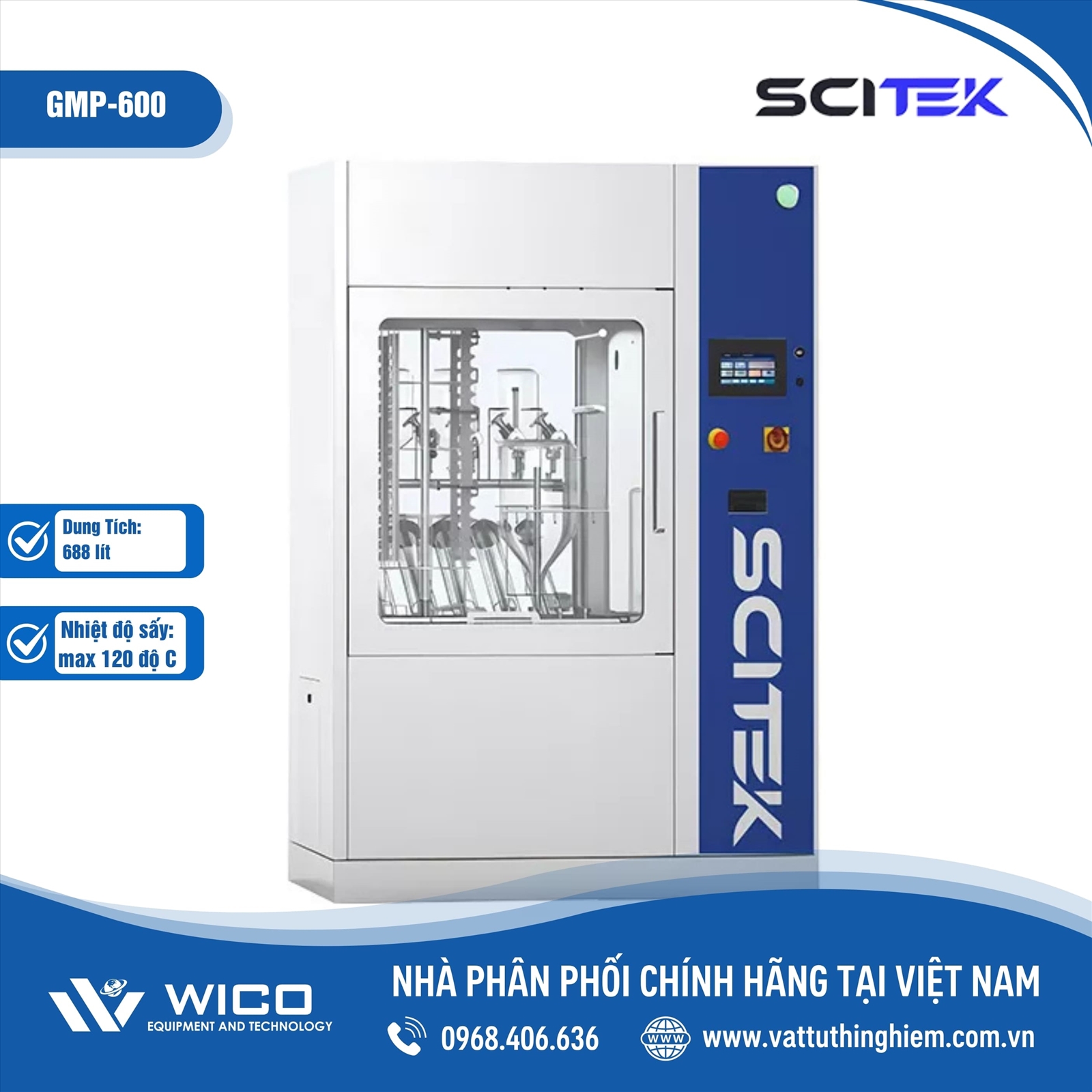 Máy Rửa Scitek 688 Lít GMP-600