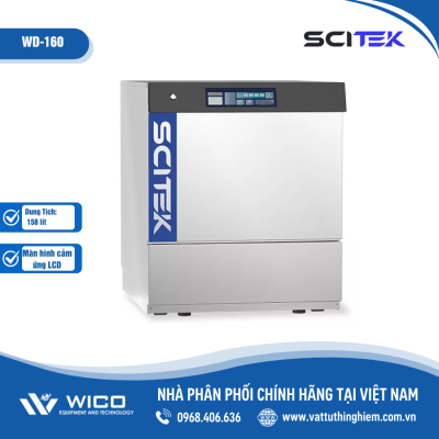 Máy Rửa Dụng Cụ Thủy Tinh 158 Lít Scitek WD-160