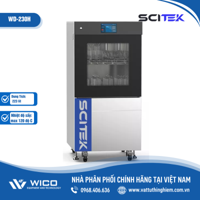 Máy Rửa Dụng Cụ Thủy Tinh 223 Lít Scitek WD-230H