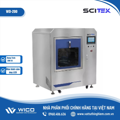 Máy Rửa Ly Thủy Tinh Tự Động 200 Lít Scitek WD-200