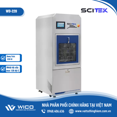 Máy Rửa Ly Thủy Tinh Tự Động 200 Lít Scitek WD-200L