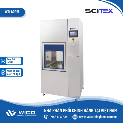 Máy Rửa Ly Thủy Tinh Tự Động Scitek 420 Lít WD-420M