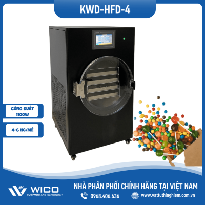 Máy Sấy Thăng Hoa KW-HFD-4 | 4-6 kg/mẻ