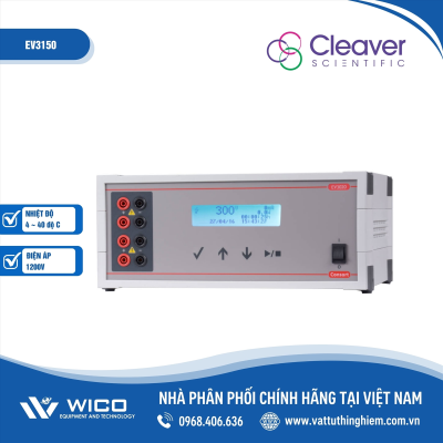 Nguồn điện di cao áp 1200V Cleaver Scientific EV3150