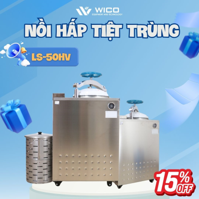 Nồi Hấp Sấy Chân Không Tự Động 50 Lít Jibimed LS-50HV